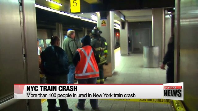 New York train crash injures more than 100 people