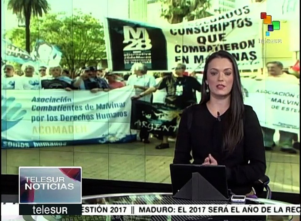 Argentina: excombatientes de Malvinas marchan por soberanía de islas