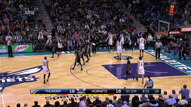 Russell Westbrook Hits Referee in Head Thunder vs Hornets Jan 4, 2017 2016-17 NBA Season