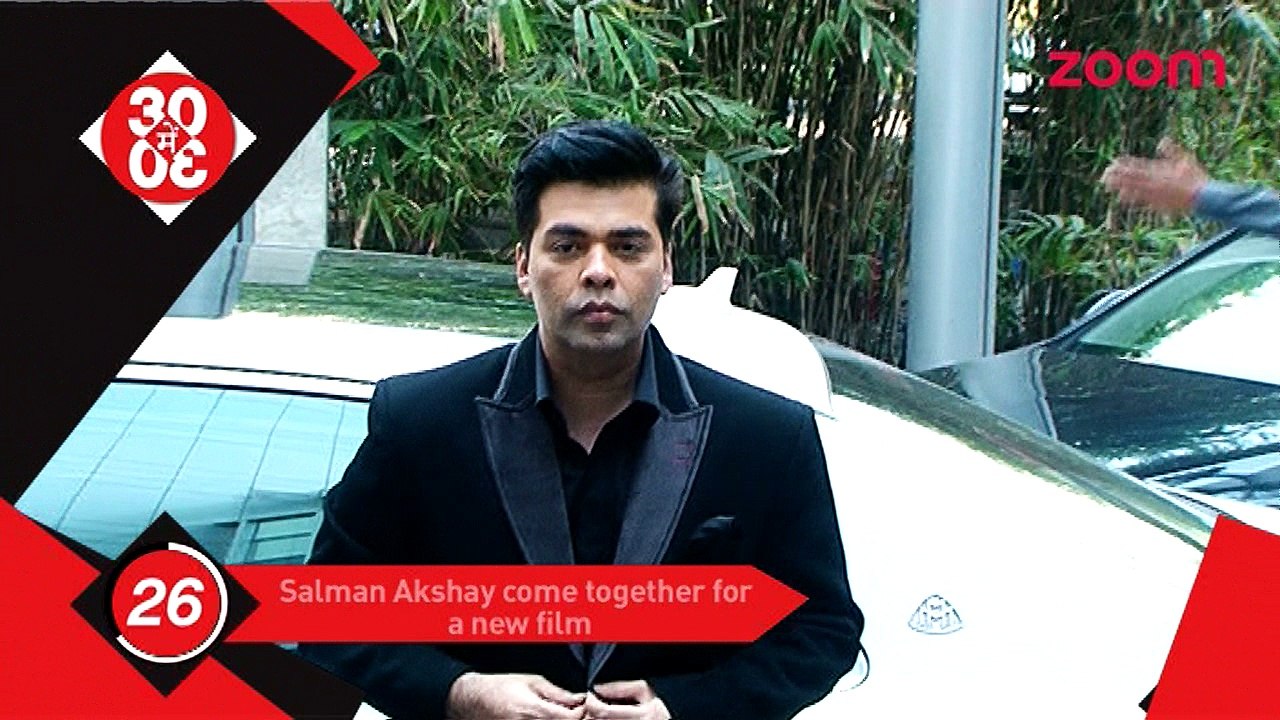 Salman & Akshay To Work Together With Karan Johar,Kriti Was Sushant's Midnight Kiss At London