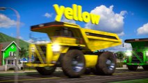 Learn Colors with Dump Trucks Part 1   Educational Video for Kids by Brain Candy TV