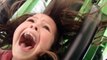 Girl Freaks Out on Scary Amusement Park Ride!