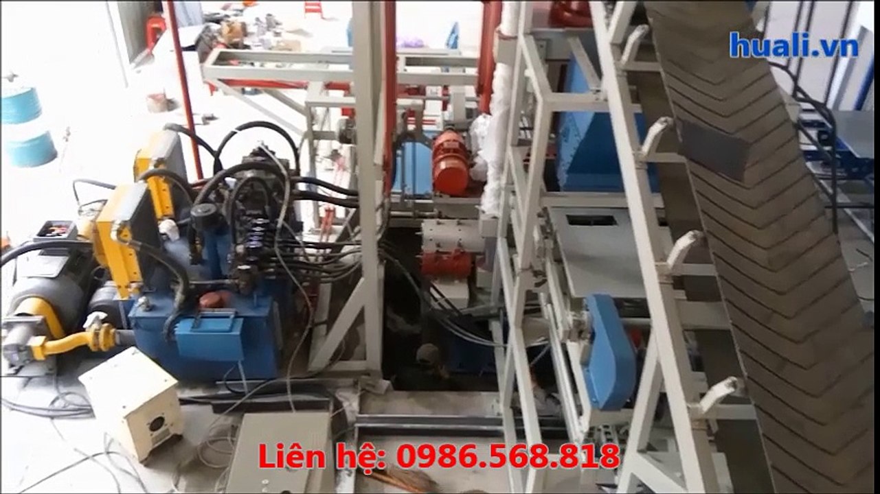 Máy ép tĩnh gạch không nung Quảng Ninh - nhà máy gạch không nung Thanh Tuyền
