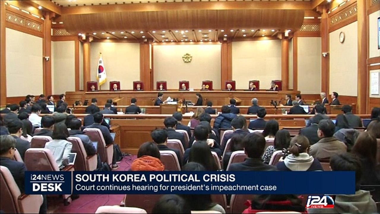 South Korea political crisis : court continues hearing for President's impeachment case