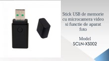 Stick USB de Memorie cu Camera Video DVR pentru Spionaj, Lentila Nedetectabila, Detector de Miscare