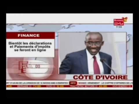 Flash Eco| Finance bientot les declarations et paiements d'impots se feraont en ligne