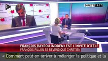 « Chrétienté » de Fillon : Bayrou ne comprend pas et le critique