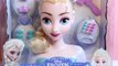 FROZEN Elsa Styling Head How To Comb Elsas Hair DIY Hairbrush Hairstyle Dolls Elsas French
