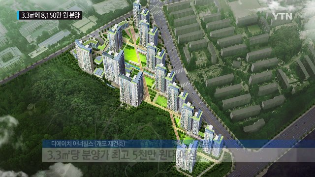 3.3㎡당 8천만 원 돌파...분양 최고가 경신 / YTN (Yes! Top News)