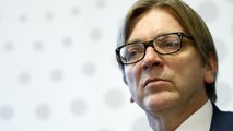 El ex primer ministro belga Guy Verhofstadt, candidato oficial del Grupo Liberal a presidir la Eurocámara