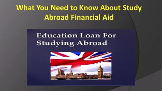 What You Need to Know About Study Abroad Financial Aid