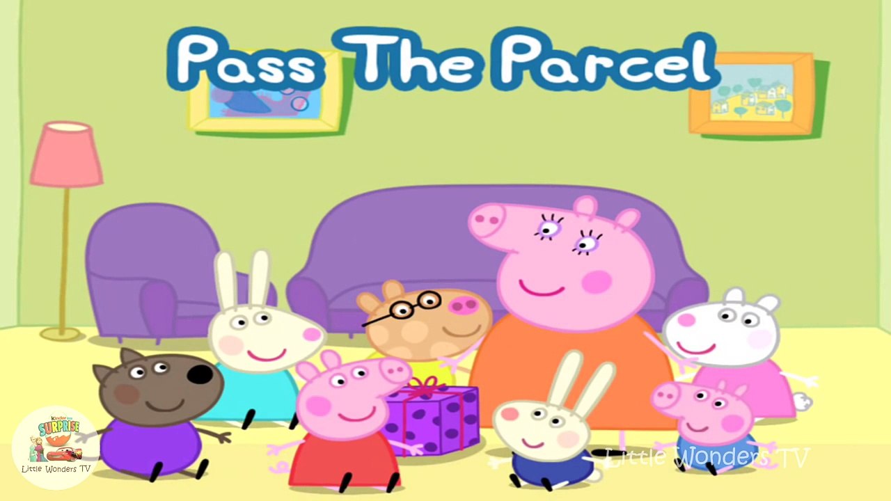 ☀ Peppa Pig Playing Pass The Parcel ☀ Peppa Pig Games ☀ Peppa Pigs