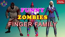 Color Zombies Finger Family Rhyme For Kids | Finger Family Songs