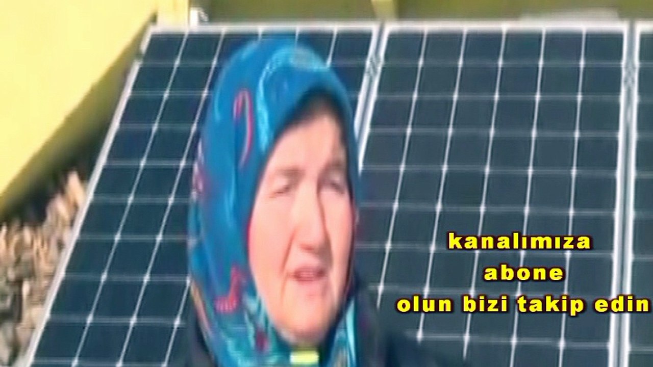 58 Yaşındaki Kezban Teyze Köyüne Güneş Enerji Santrali Kurdu !!!