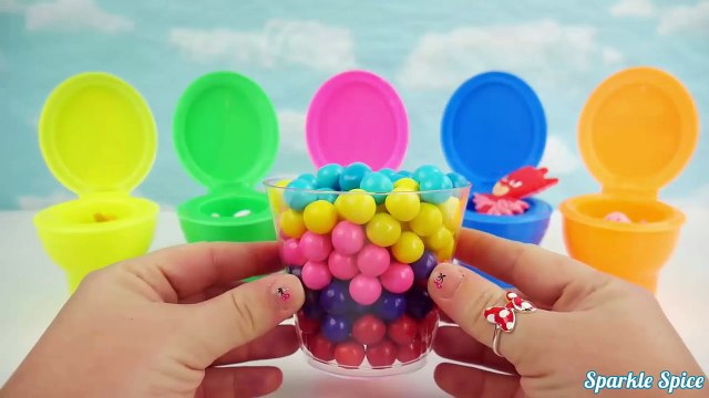 Paw Patrol Chase Poop scared by PJ Masks Romeo on Toilet Candy Slime Baby Hero In Real Life IRL