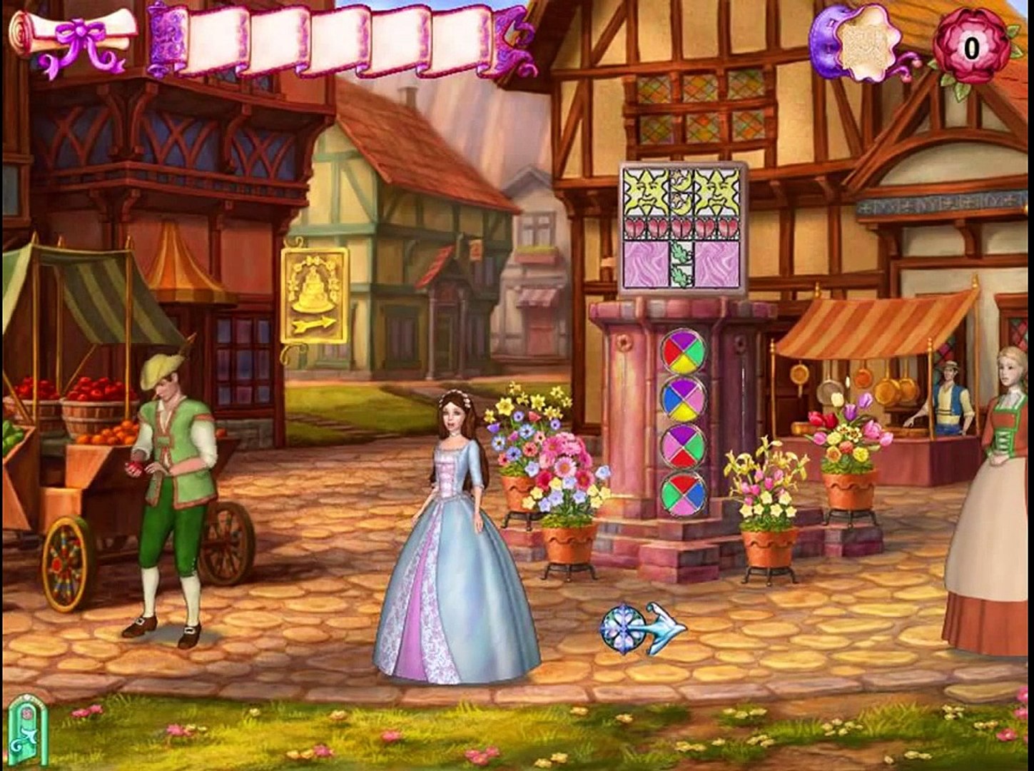 barbie princess game video