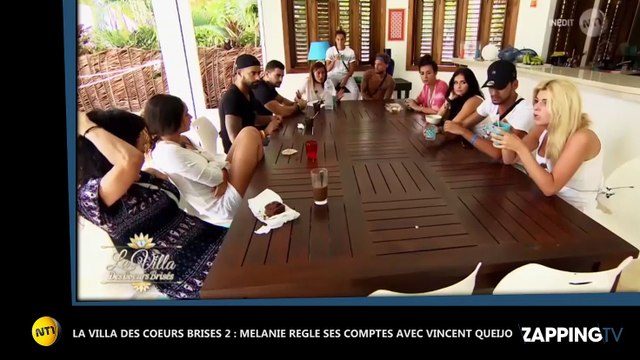 La Villa des cœurs brisés 2 : Mélanie règle ses comptes avec Vincent Queijo, ambiance tendue (Vidéo)