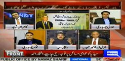 Fawad Chohdry gives a hard hitting reply to Iftikhar Ahmed when he tried to defend Nawaz Sharif.