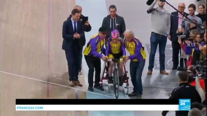 France: 105-years-old cyclist Robert Marchand sets new distance world record!