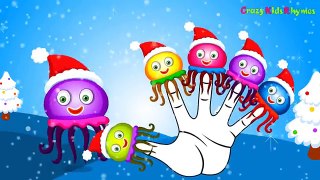 Christmas Jellyfish Cartoon Finger Family _ Jellyfish Finger Family Rhyme Children English Rhyme