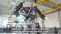 Avatar-style South Korean manned robot takes first baby steps[1]