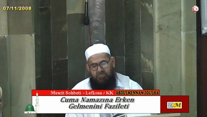 Cuma Namazına Erken Gitmenin Fazileti (DM)