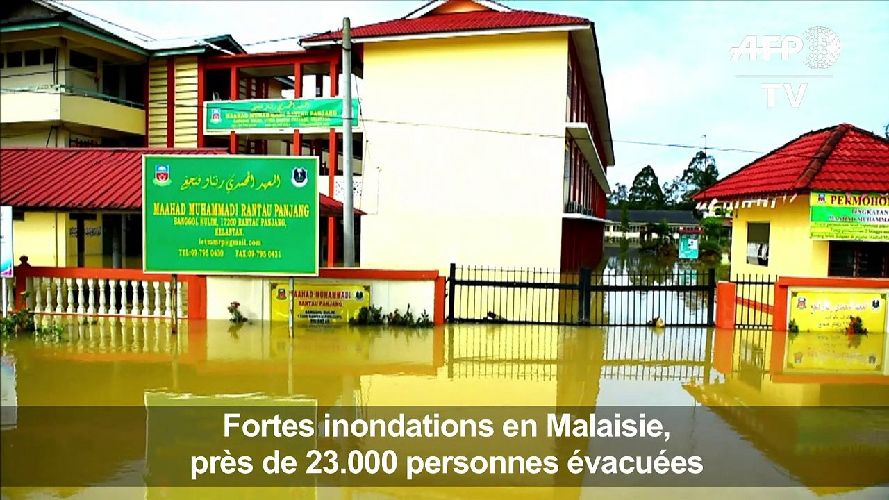 Inondations en Malaisie: près de 23.000 personnes évacuées