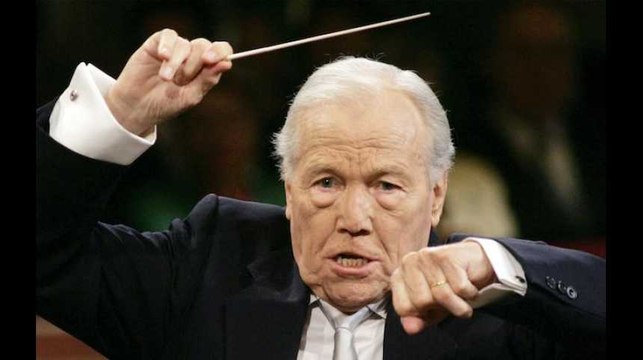 Avec Georges Prêtre, le spectacle était surtout au pupitre, la preuve en images