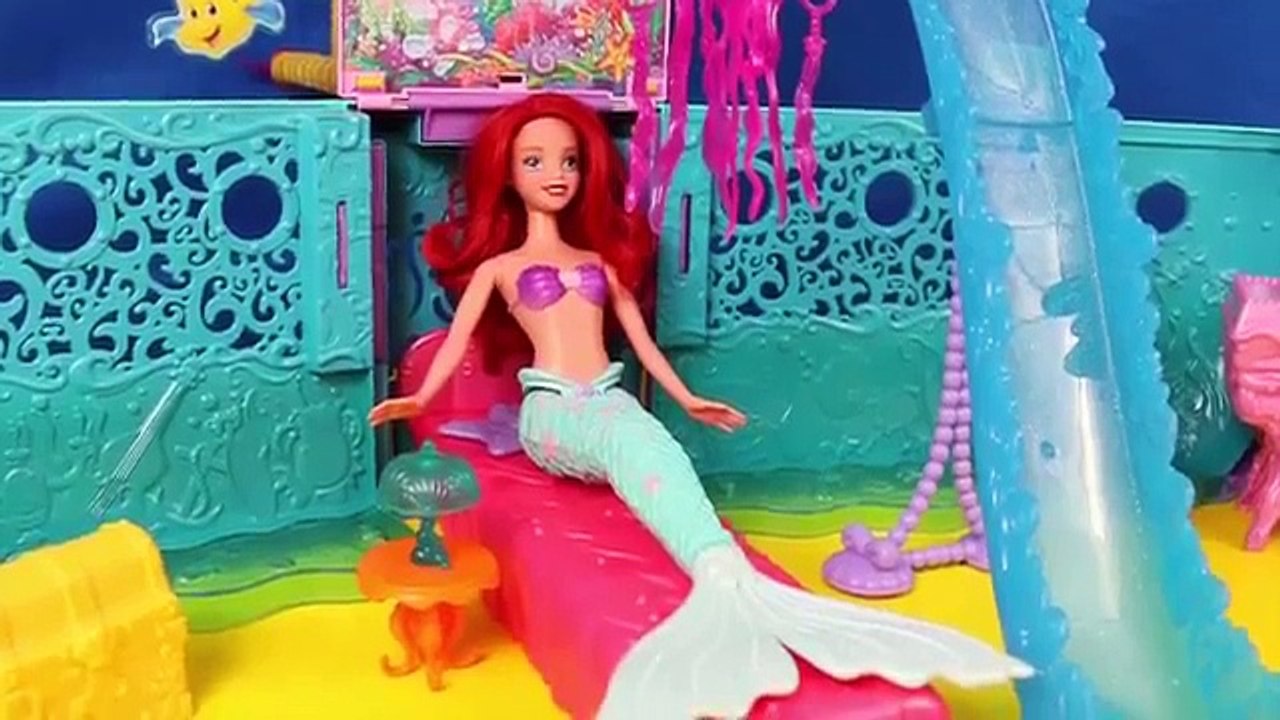 Ariel 2 in 1 Royal Ship The Little Mermaid Toy Doll House Boat Barbie and Sisters DisneyCarToys