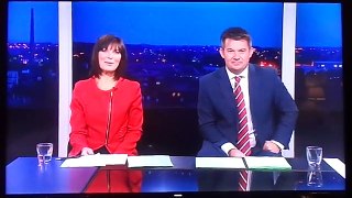 The Flying Scotsman on the ITV News in Monday 8th February 2016.