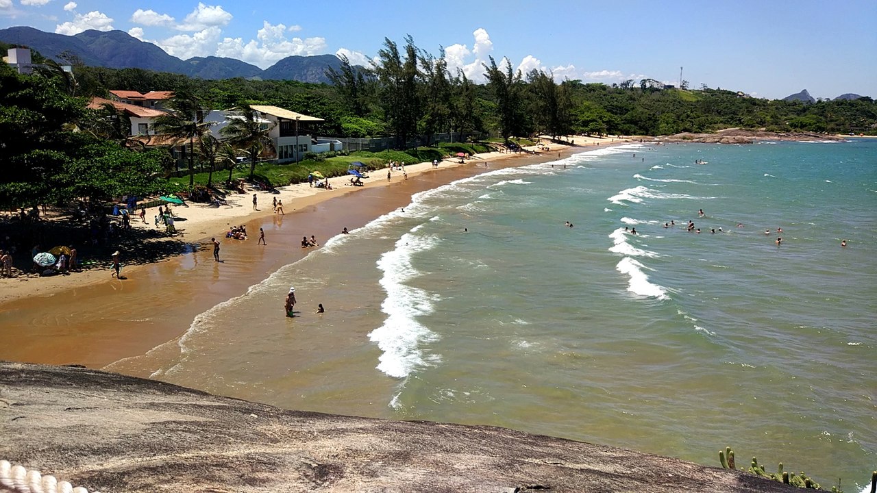 Praia dos Adventistas em Guarapari