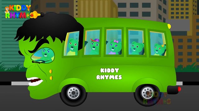 The Wheels On The Bus Go Round And Round Nursery Rhyme with Lyrics