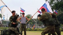 Russian Marines in smashing Philippine charm offensive
