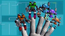 Monster Robot Toy Finger Family Rhymes for Children | Finger Family Children Nursery Rhymes for Kids