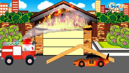 La Grúa con sus amigos el Camión de Basura, Camión de Bomberos, ¡y muchos más! Coches infantiles