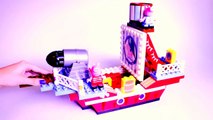 Peppa Pig Pirate Ship Building Toys Juguetes de Peppa Pig George y el Barco Pirata Nickelodeon