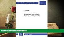 BEST PDF  Kooperative Risk-Pooling-Strategien im Modehandel (EuropÃ¤ische Hochschulschriften /