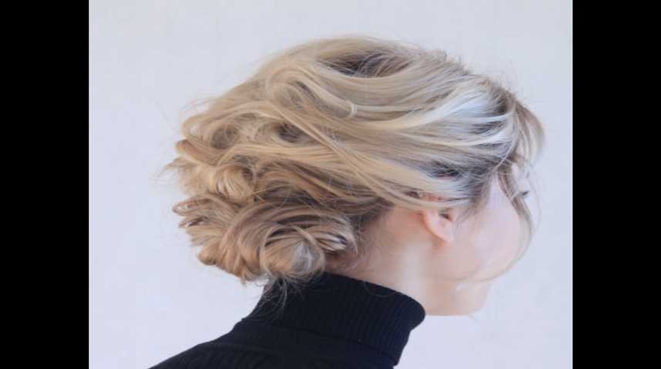 Mon tuto pour réaliser un joli chignon bohème comme coiffure de Noël