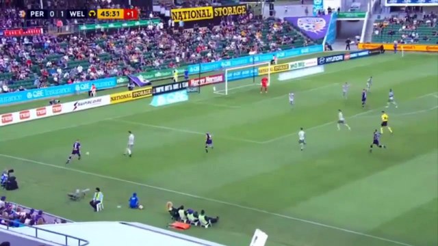 Griffiths Amazing Goal - Perth Glory FC vs Wellington Phoenix 1-1 Australian A-League 05-01-2017 (HD)