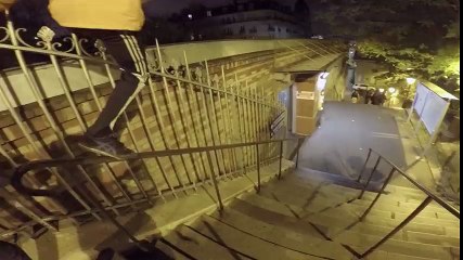 Ils courent sur les wagons de la ligne 6 du métro à Paris !