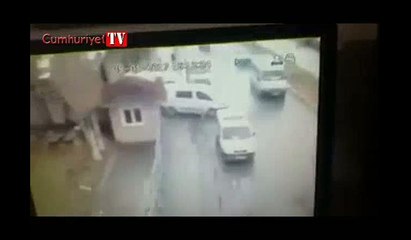 İşte İzmir'deki patlama anı