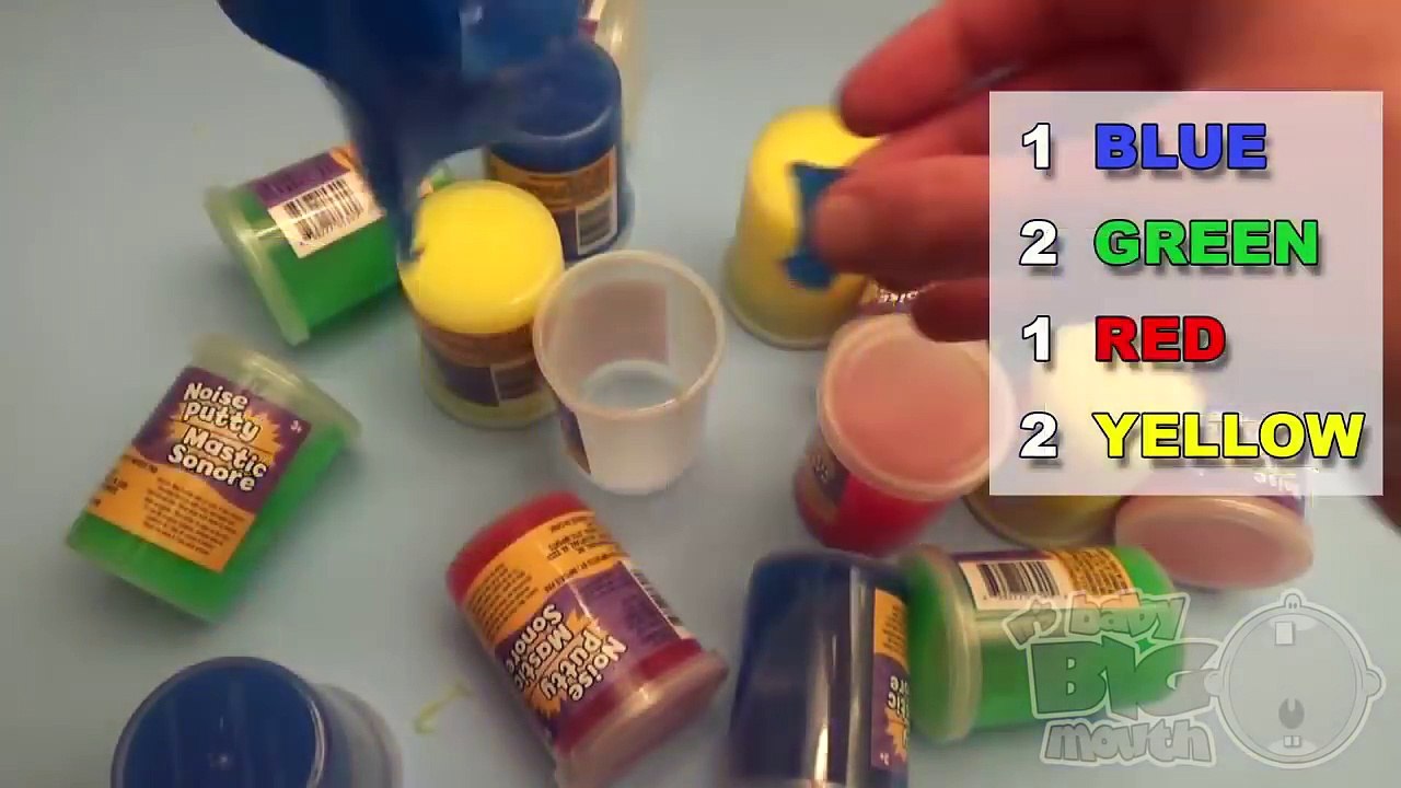 Learn Colours With Noise Putty Ooze! Fun Learning Contest! Lesson 4