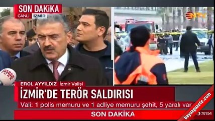 İzmir Valisi bombalı saldırıyla ilgili açıklamalarda bulundu