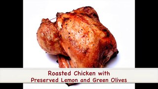 Roasted Chicken with Preserved Lemon and Green Olives