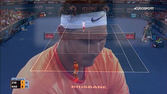 ATP Brisbane: Rafael Nadal - Mischa Zverev (Özet)