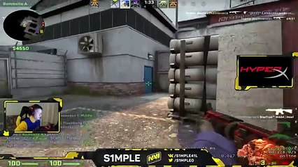 CS:GO - s1mple Plays FPL with Olofmeister