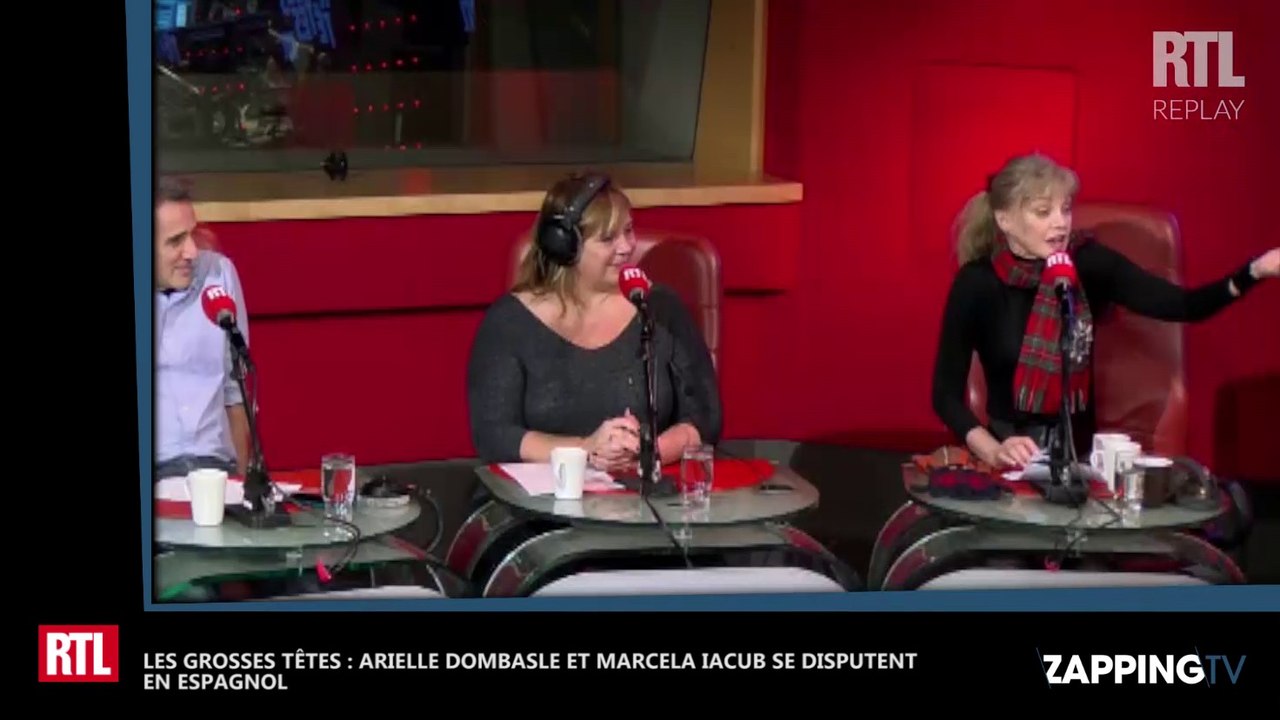 Arielle Dombasle s'énerve dans Les Grosses Têtes de Laurent Ruquier (Vidéo)
