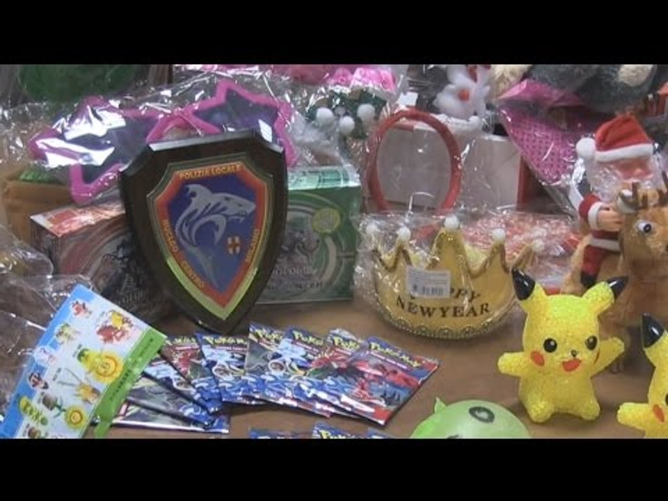 Milano - Epifania, maxi sequestro di giocattoli pericolosi (05.01.17)