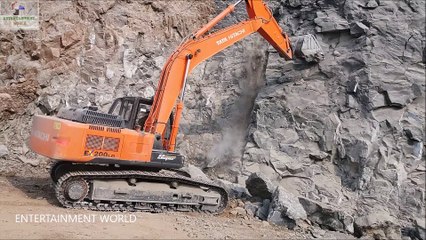 Tata Hitachi Excavator 200 At Work