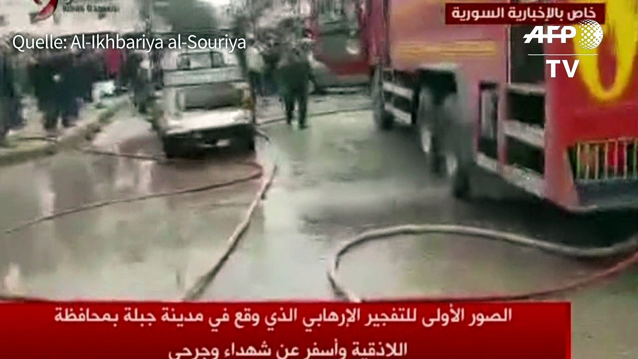 Zahlreiche Tote bei Autobombenanschlag in Syrien